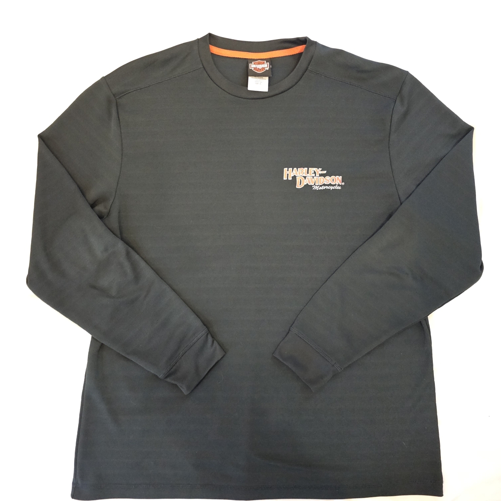 Harley-Davidson Men's Black Long Sleeve Performance Shirt XL